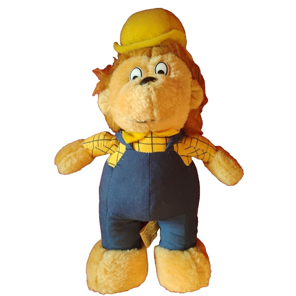 Vintage The Berenstain Bears Papa Bear Plush 1989 ACE Novelty‎ Small Flaw